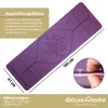 deluxe4home® Yogamatte Gymnastikmatte Violett I Fitness Produktbild-Vorschau 5