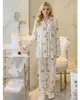 Pyjama - für Frauen - Hose mit langärmeligem Shirt - Produktbild-Vorschau 9