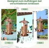 GOPLUS Vogelfutterhaus mit 2 Röhren, Vogelfutterspender mit Produktbild-Vorschau 4