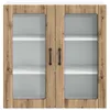 vidaXL Armadio a muro in vetro LUCCA Rovere Artisan 80 x 31 Anteprima dell’immagine prodotto 5