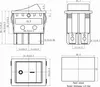 Umschalter Ein/Ein 6 Pin 16A 250, Wippschalter, Produktbild-Vorschau 5