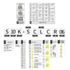 A diagram showing the coding system for a cutting tool, with explanations for each character. Produktbild-Vorschau