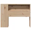 vidaXL Testiera con vano portaoggetti 75 cm in legno di Anteprima dell’immagine prodotto 4