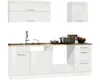 Held Möbel Küchenzeile ohne Geräte Mailand 220 cm weiß Produktbild-Vorschau 1