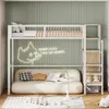 STILVORA 90x200 Hochbett mit Stauraumleiter und Produktbild-Vorschau 2