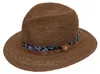 Balke Traveller Raffia Crochet David in grau