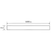 Mexen M08 maskownica do odpływu liniowego 100 cm, chrom - Podgląd zdjęcia produktu 5