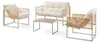 Loungeset 'Karg' 4-tlg. mit Couchtisch Gartenbank und 2 Produktbild-Vorschau 3