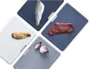 Four cutting boards with different food items on them. Podgląd zdjęcia produktu