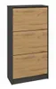 A product image of a tall, narrow shoe cabinet. Podgląd zdjęcia produktu