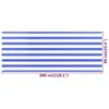 vidaXL Schermo privacy per balconi blu e bianco 90x300 cm Anteprima dell’immagine prodotto 4