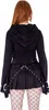 Vixxsin Kurzer Rock Damen Lorena Skirt schwarz S Produktbild-Vorschau 7