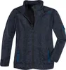 XXL Brigg Fleecejacke in Strickoptik navy melange Produktbild-Vorschau 1