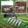 set di 2 rastrelli per erbacce a 5 denti, zappa da giardino Anteprima dell’immagine prodotto 7