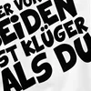 Herren T-Shirt Einer von uns beiden ist klüger als du Produktbild-Vorschau 5