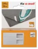Klettband zum Aufbügeln fix-o-moll 150 cm x 20 mm weiß Produktbild-Vorschau 1
