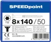 ABC SPEEDpoint Holzbauschraube Senkkopf T40 Teilgewinde Produktbild-Vorschau 1