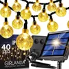 Solar LED Lichterkette 40 Kugeln für Garten Terrasse Balkon Produktbild-Vorschau 9