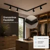 LED Deckenstrahler Schwarz 4 Flammig Spots Decke 1.5m Produktbild-Vorschau 3