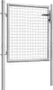 vidaXL Gartentor verzinkter Stahl 100 x 75 cm Silber Produktbild-Vorschau 1