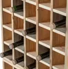KADAX Weinregal aus Holz, 52 x 25.5 x 52 cm, Natürlich,  1 Produktbild-Vorschau 9
