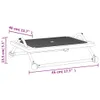 vidaXL Repose-pieds noir 45x40x13,5 cm Voir les images du produit 8