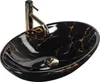 Lavabo da Appoggio Rea Pamela Black Marble Shiny Anteprima dell’immagine prodotto 1