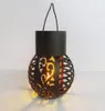 A solar-powered hanging lantern with a flame effect. Produktbild-Vorschau