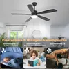 ZMH Ventilateur de plafond avec éclairage Silencieux Voir les images du produit 6