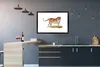 MuchoWow® MuchoWow® Gerahmtes Poster Tiger - Gras - Weiß Produktbild-Vorschau 5