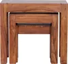 A set of three nesting tables made of wood. Produktbild-Vorschau