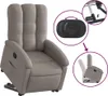 vidaXL Relaxsessel mit Aufstehhilfe Taupe Stoff Produktbild-Vorschau 6