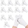 Weiße e Baumwollhandschuhe – 12 Paar – Schutzhandschuhe – Produktbild-Vorschau 1
