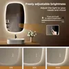 S'AFIELINA 80×50 cm lustro ścienne LED - lustro łazienkowe Podgląd zdjęcia produktu 5