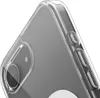 Close-up of a transparent phone case showing the side buttons and camera cutout. Náhled obrázku produktu