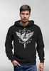 Hoodie Herren See you in Valhalla Schwert Runen Odin Produktbild-Vorschau 5