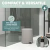 Set da bagno eluno TESERO 5 pezzi con dispenser per sapone, Anteprima dell’immagine prodotto 4