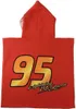 Asciugamano in spugna con cappuccio Cars Rosso 55 x 77 cm Anteprima dell’immagine prodotto 2
