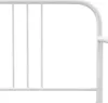 vidaXL Slaapbank Bedframe Wit Metaal 90x200 cm Productafbeelding-voorbeeld 5