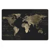 MuchoWow® Mauspad Mousepad Weltkarte - Gold - Vintage 27x18 Produktbild-Vorschau 1