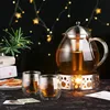 Dvoustěnné šálky na espresso 100 ml z borosilikátového Náhled obrázku produktu 6