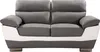 Ledersofa aus rekonstituiertem Leder und PVC "Dallas" - 210 Produktbild-Vorschau 3