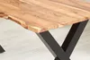 Esstisch 180x90 cm Burgos, Akazienholz massiv + naturfarben Produktbild-Vorschau 3