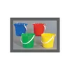 Secchio Schnabel uni Ø18x16cm in plastica, 4 colori Anteprima dell’immagine prodotto 1