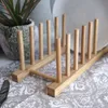 Vynikající držák na talíře Houseware, bambus, 34x12 cm, Náhled obrázku produktu 7