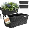 4x Bac à fleurs 11 litres support de montage intérieur Voir les images du produit 1