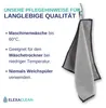 ELEXACLEAN Mikrofasertücher Auto Bad Küche (Grau, 12 St, Produktbild-Vorschau 5