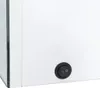 A close-up of a white cabinet with a black power switch. Náhled obrázku produktu