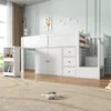 MODFU Lit Mezzanine Enfant 90×200 cm avec Bureau Intégré et Voir les images du produit 3