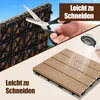 Jayseuw WPC 11x Holzfliesen Terrassenfliesen á 30 x 30 x Produktbild-Vorschau 4